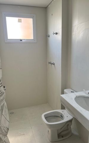 Apartamento à venda com 55m², 1 quarto e 2 vagas Apartamento à venda com 55m², 1 quarto e 2 vagasBanheiro