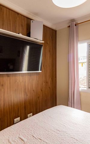 Casa de condomínio à venda com 77m², 3 quartos e 2 vagas Casa de condomínio à venda com 77m², 3 quartos e 2 vagasQuarto 2