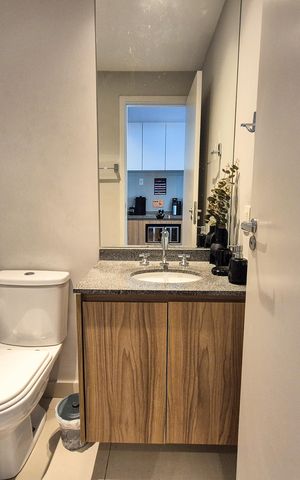 Apartamento à venda com 24m², 1 quarto e sem vaga Apartamento à venda com 24m², 1 quarto e sem vagaBanheiro