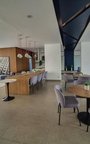 Apartamento à venda com 24m², 1 quarto e sem vaga Apartamento à venda com 24m², 1 quarto e sem vagaSalão de Festas