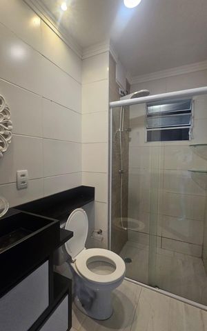 Apartamento para alugar com 74m², 2 quartos e 1 vaga Apartamento para alugar com 74m², 2 quartos e 1 vagaBanheiro