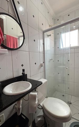 Apartamento à venda com 56m², 2 quartos e 1 vaga Apartamento à venda com 56m², 2 quartos e 1 vagaBanheiro da Suíte