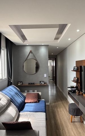 Apartamento à venda com 56m², 2 quartos e 1 vaga Apartamento à venda com 56m², 2 quartos e 1 vagaSala - Sala de Jantar.