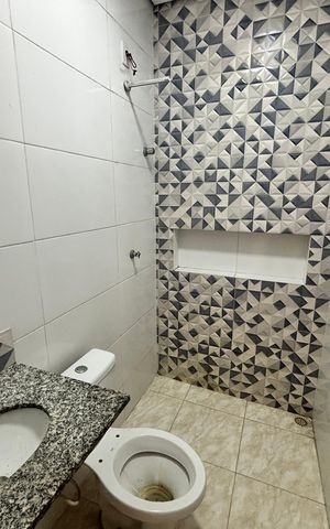 Casa para alugar com 40m², 1 quarto e 1 vaga Casa para alugar com 40m², 1 quarto e 1 vagaBanheiro 1