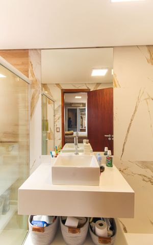Apartamento à venda com 107m², 3 quartos e 2 vagasBanheiro da Suíte 2