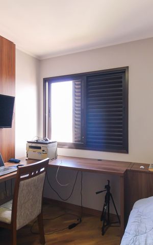 Apartamento à venda com 107m², 3 quartos e 2 vagasQuarto 3