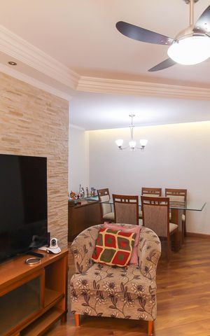 Apartamento à venda com 107m², 3 quartos e 2 vagasSala