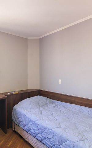 Apartamento à venda com 107m², 3 quartos e 2 vagasQuarto 3