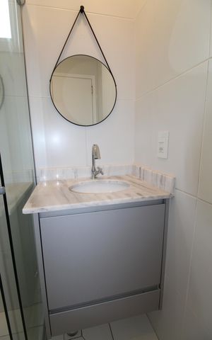 Apartamento para alugar com 68m², 2 quartos e 1 vagaBanheiro