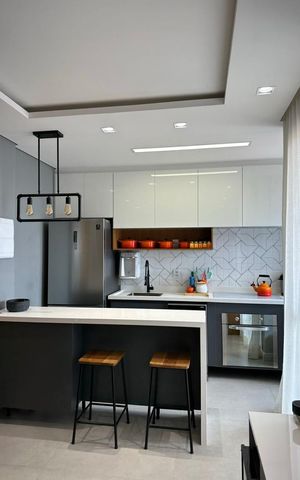 Apartamento à venda com 53m², 2 quartos e 1 vagaCozinha