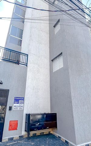 Apartamento para alugar com 38m², 2 quartos e sem vagaFachada com Plaquinha