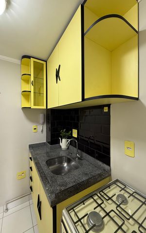 Studio à venda com 41m², 1 quarto e sem vaga Studio à venda com 41m², 1 quarto e sem vagaCozinha