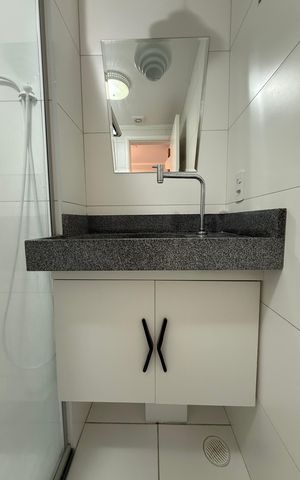 Studio à venda com 41m², 1 quarto e sem vaga Studio à venda com 41m², 1 quarto e sem vagaBanheiro