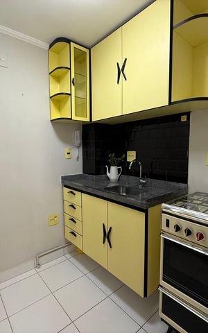 Studio à venda com 41m², 1 quarto e sem vaga Studio à venda com 41m², 1 quarto e sem vagaCozinha