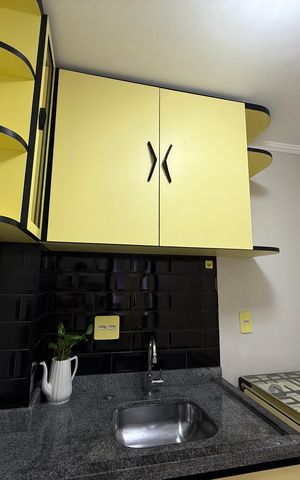 Studio à venda com 41m², 1 quarto e sem vaga Studio à venda com 41m², 1 quarto e sem vagaCozinha