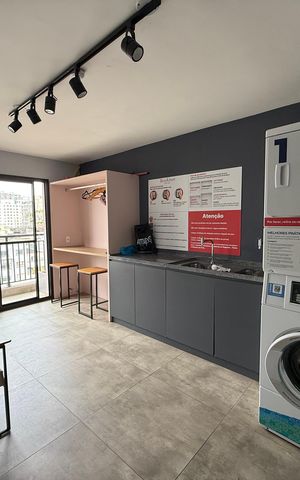 Studio à venda com 41m², 1 quarto e sem vaga Studio à venda com 41m², 1 quarto e sem vagaLavanderia