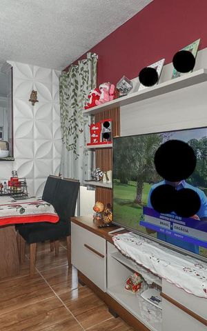 Apartamento à venda com 43m², 2 quartos e 1 vagaSala