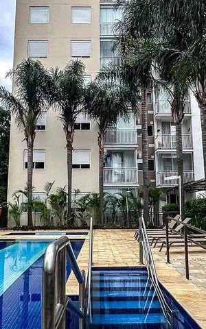 Apartamento à venda com 59m², 3 quartos e 1 vaga Apartamento à venda com 59m², 3 quartos e 1 vagaÁrea comum - Piscina