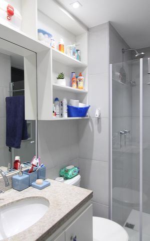 Apartamento à venda com 63m², 2 quartos e 1 vagaBanheiro Social