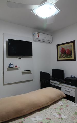 Apartamento à venda com 63m², 2 quartos e 1 vagaQuarto 2