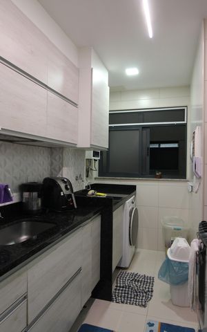 Apartamento à venda com 63m², 2 quartos e 1 vagaCozinha