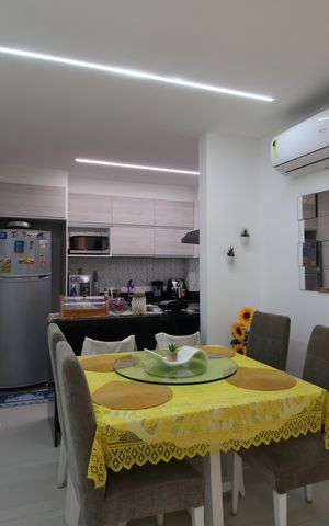 Apartamento à venda com 63m², 2 quartos e 1 vagaSala