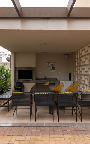 Apartamento para alugar com 36m², 2 quartos e sem vaga Apartamento para alugar com 36m², 2 quartos e sem vagaÁrea comum - Churrasqueira