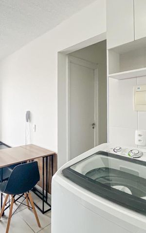 Apartamento para alugar com 36m², 2 quartos e sem vaga Apartamento para alugar com 36m², 2 quartos e sem vagaÁrea de Serviço