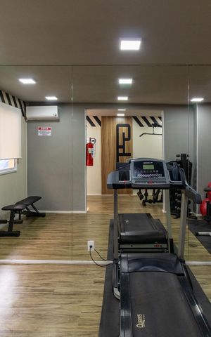 Apartamento para alugar com 36m², 2 quartos e sem vaga Apartamento para alugar com 36m², 2 quartos e sem vagaÁrea comum - Academia