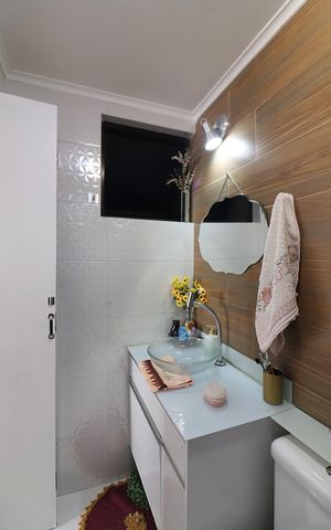 Apartamento à venda com 62m², 2 quartos e 1 vagaBanheiro Social