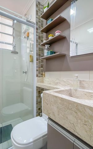 Apartamento à venda com 58m², 2 quartos e 1 vagaBanheiro