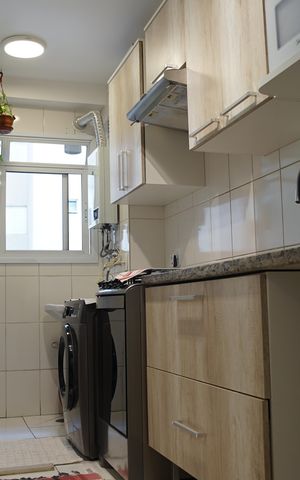 Apartamento à venda com 71m², 3 quartos e 1 vagaCozinha e Área de Serviço