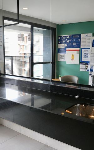 Apartamento para alugar com 32m², 1 quarto e sem vaga