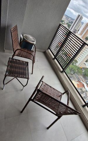 Studio para alugar com 27m², 1 quarto e sem vaga Studio para alugar com 27m², 1 quarto e sem vagaVaranda