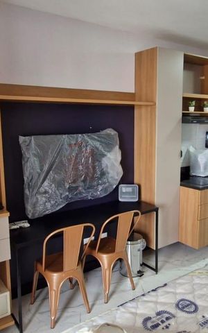 Studio para alugar com 27m², 1 quarto e sem vaga Studio para alugar com 27m², 1 quarto e sem vagaSala/Quarto