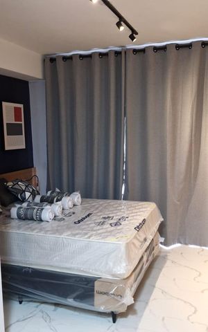 Studio para alugar com 27m², 1 quarto e sem vaga Studio para alugar com 27m², 1 quarto e sem vagaSala/Quarto