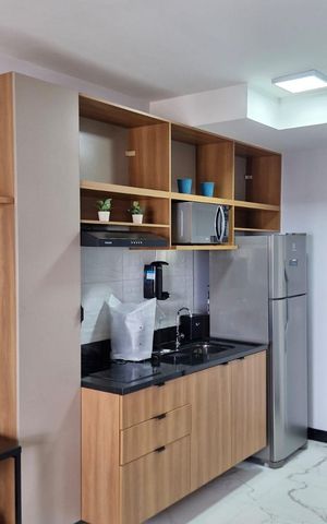 Studio para alugar com 27m², 1 quarto e sem vaga Studio para alugar com 27m², 1 quarto e sem vagaCozinha