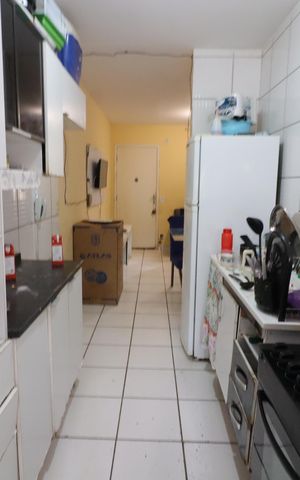 Apartamento à venda com 54m², 2 quartos e 1 vagaCozinha e Área de Serviço