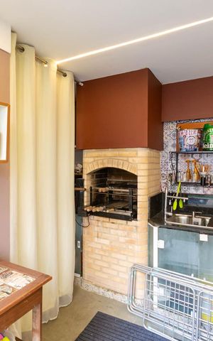 Apartamento à venda com 148m², 3 quartos e 2 vagasVaranda gourmet