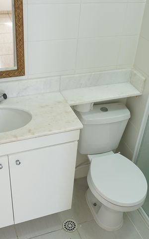 Apartamento para alugar com 55m², 2 quartos e 1 vagaBanheiro da Suíte