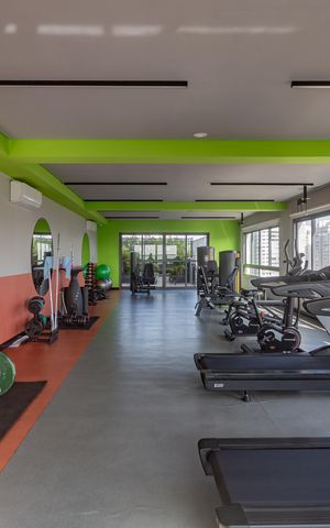 Apartamento para alugar com 28m², 1 quarto e sem vaga Apartamento para alugar com 28m², 1 quarto e sem vagaAcademia