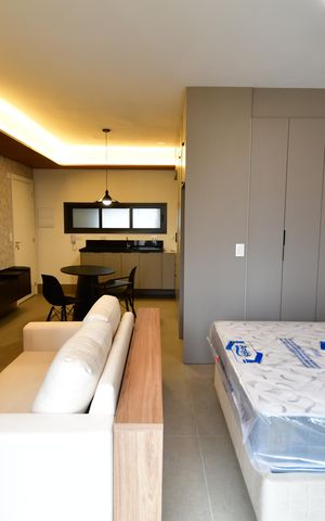 Studio à venda com 40m², 1 quarto e 1 vagaQuarto