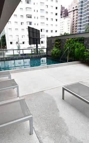 Studio à venda com 40m², 1 quarto e 1 vagaÁrea comum - Piscina