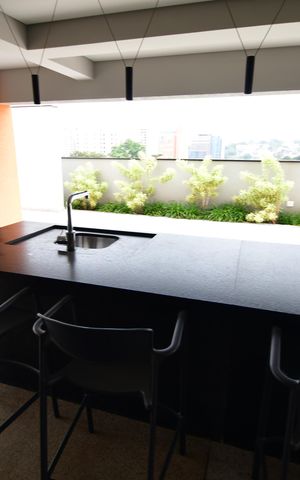 Studio à venda com 40m², 1 quarto e 1 vagaÁrea comum - Churrasqueira
