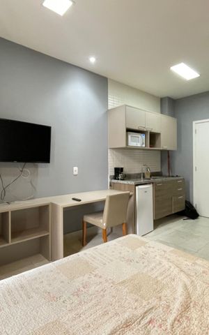 Studio à venda com 25m², 1 quarto e sem vaga