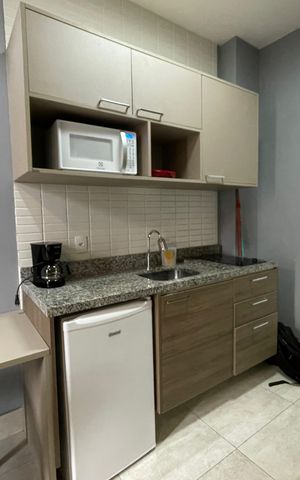 Studio à venda com 25m², 1 quarto e sem vaga