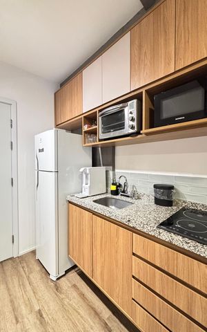 Studio à venda com 27m², 1 quarto e sem vagaStudio