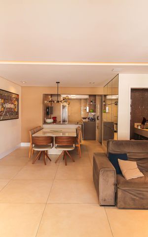 Apartamento à venda com 134m², 3 quartos e 2 vagasSala