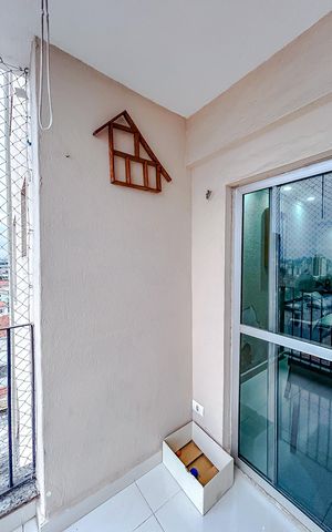 Apartamento à venda com 72m², 2 quartos e 1 vagaVaranda