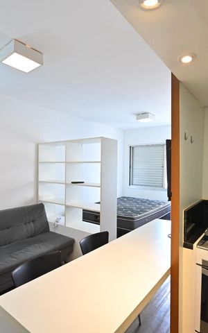 Studio para alugar com 24m², 1 quarto e sem vagaCozinha